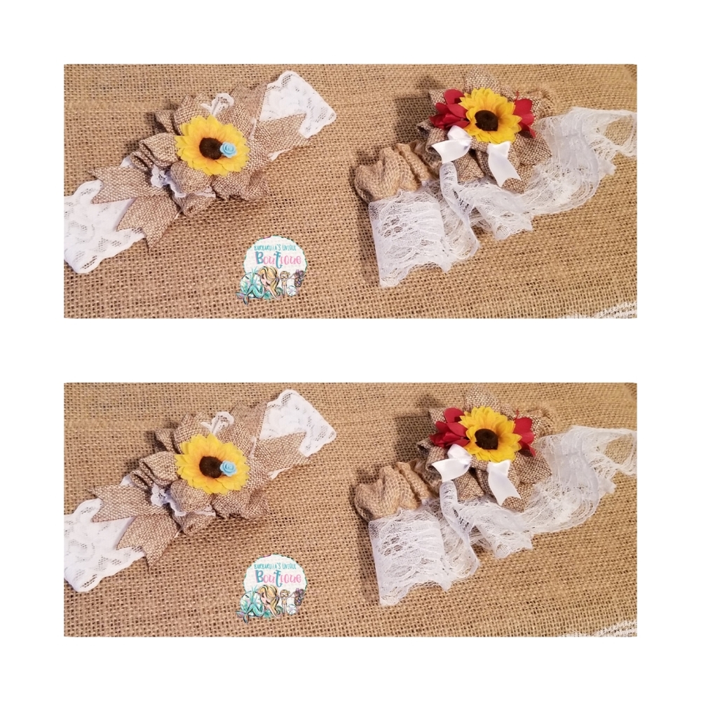 Burlap Rose's and Sunflower Wedding - Picture 3 of 8